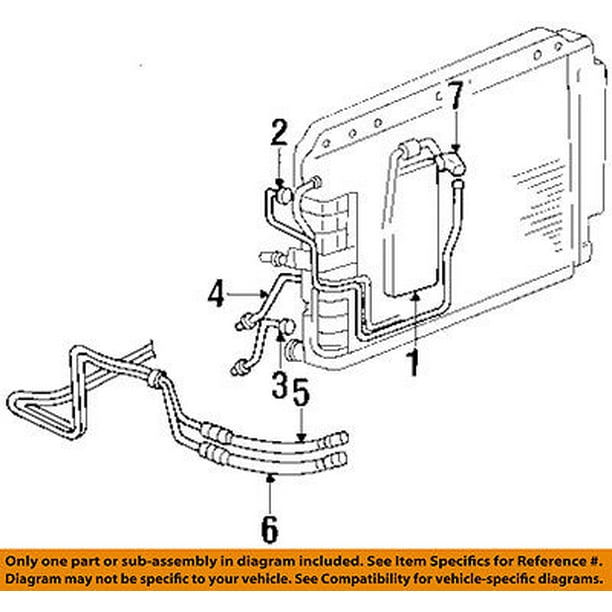 Genuine Chrysler 4677670AA Engine Oil Cooler Outlet Hose Genuine Chrysler 4677670AA Engine Oil Cooler Outlet Hose